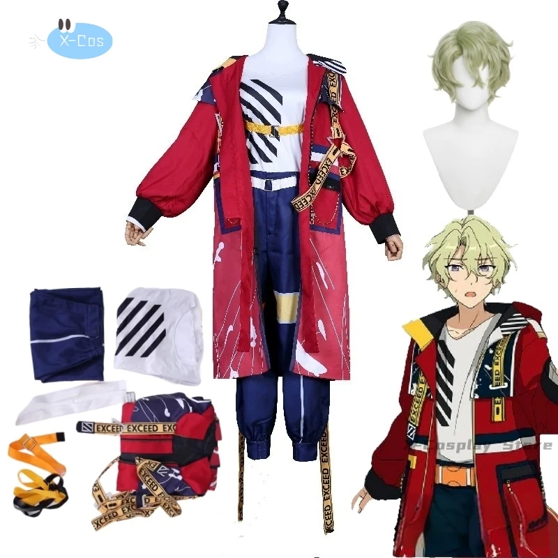 Tomoe Hiyori Cosplay Ensemble Es2 Stars Costume Anime Game Es Music 6 Anniversary Exceed Team Uniform Wig Man Woman Party Suit