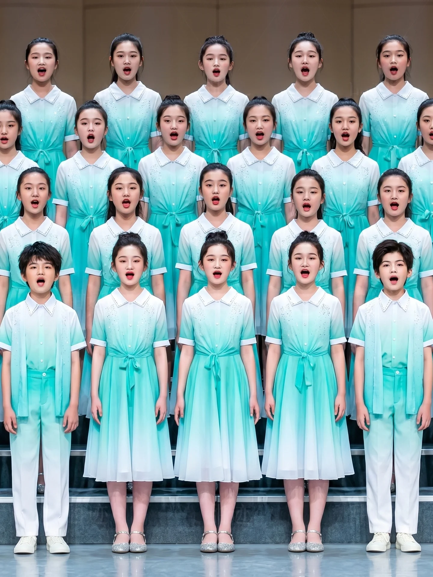 

Children's Performance Outfit Chorus Recitation Speech Competition Costume Primary Middle School Student Six-One Festival