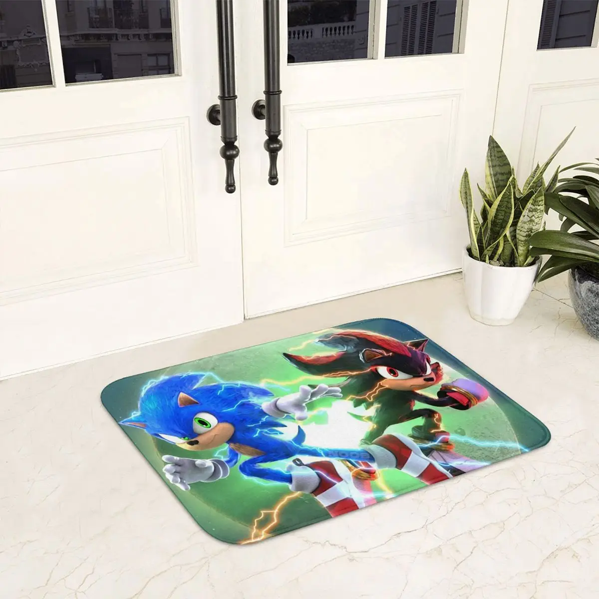 S-Sonic-S T-The-S H-Hedgehog-S Non-slip Doormat Floor Mat Absorbent Mat Carpet Rug for Kitchen Entrance Home Bedroom Footpad Mat