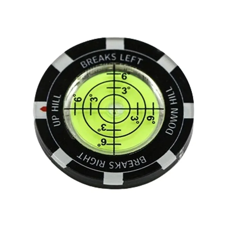 1pcs Golf Putt Ball Marker High Precision Round Green Reader Golfing Putting Aid Slope Reader for Accurate Golf Putting
