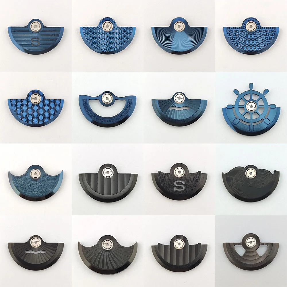 150 Styles NH35 Oscillating Weight Rotors High Quality Metal Rotors Compatible Fits NH35/36/38/70 4R Movement Replacement Parts image 5