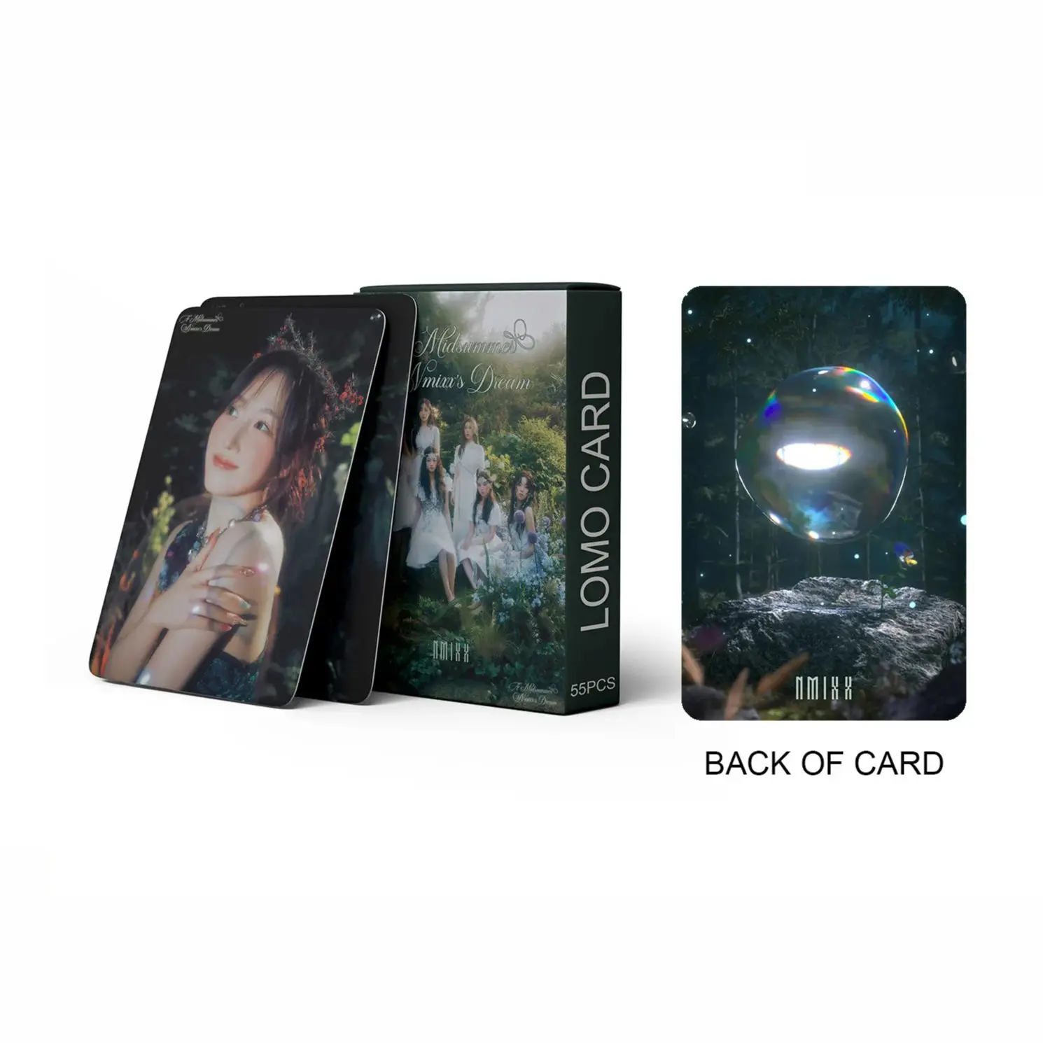 NMIXX-nuevo álbum de fotos de Kpop, tarjetas Lomo de ensueño de NMIXX A mediados de verano, tarjetas postales, colección de fanáticos, regalo, 55 piezas por juego