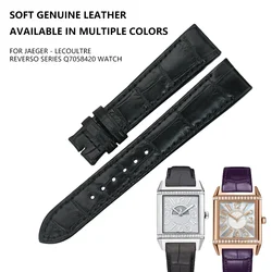 FOR JAEGER LECOULTRE REVERSO SERIES Q7058420 WATCH SOFT ALIIGATOR LEATHER WATCH STRAPS