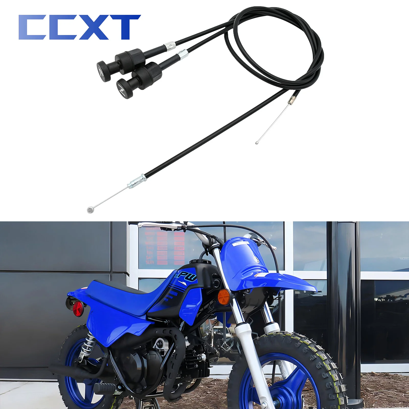 Motorcycle 760mm 940mm Damper Cable Pull Choke Cable Throttle Assembly Fit For Yamaha PW50 PW80 For Honda XR50R CRF50 Universal