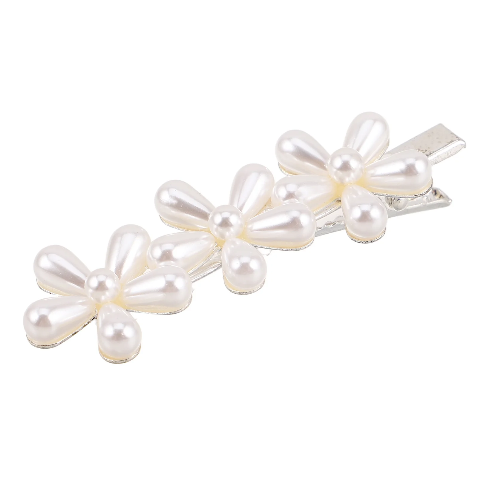 

Sunflower Hair Clip Barrettes French Pearl Duckbill Clips For Women Vintage Alligator Hairpins Styling Pins Hair