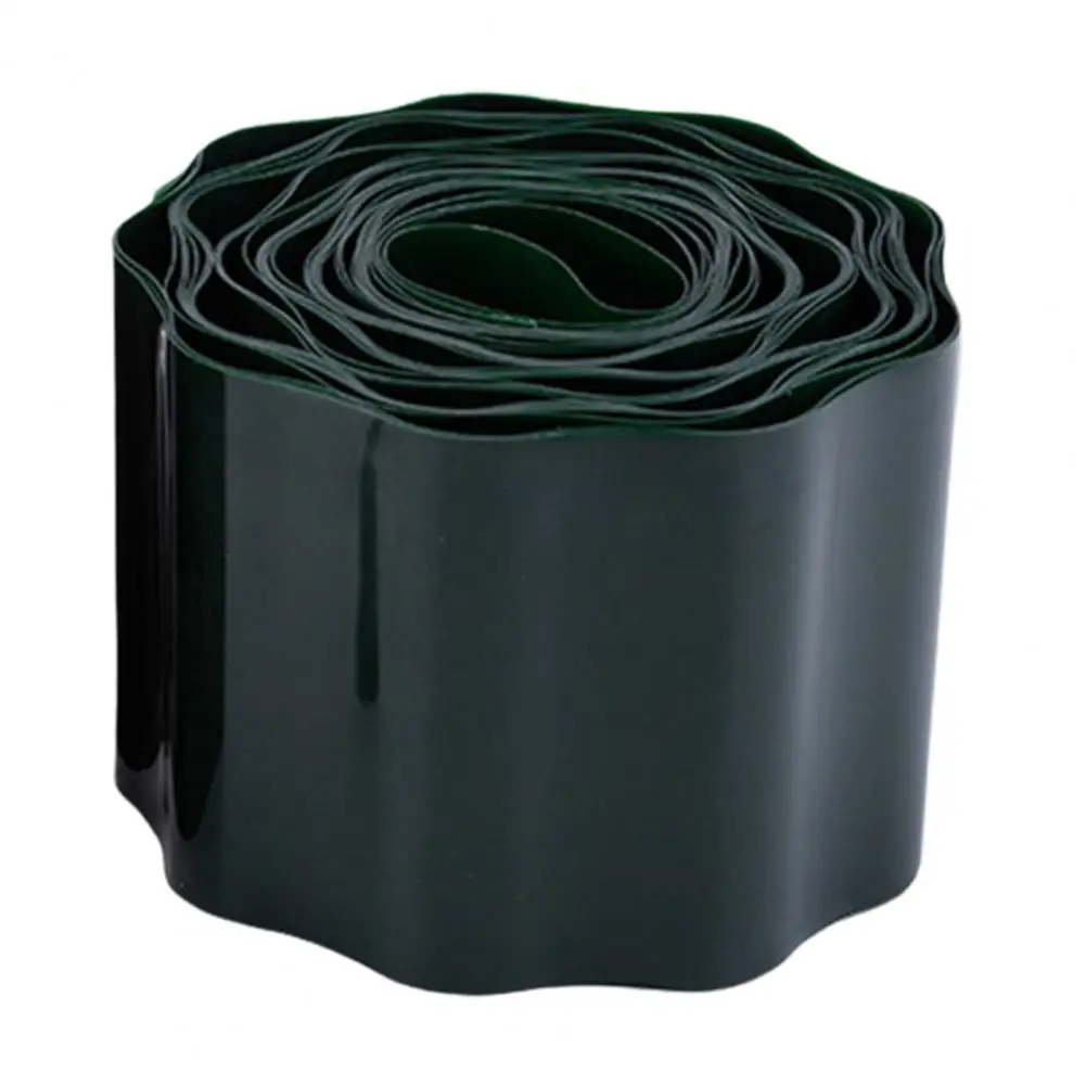 1 Roll Corrugated Fence Moisture-resistant Landscape Edging Border No Dig Bendable Garden Border Easy Installation Fence for Gar