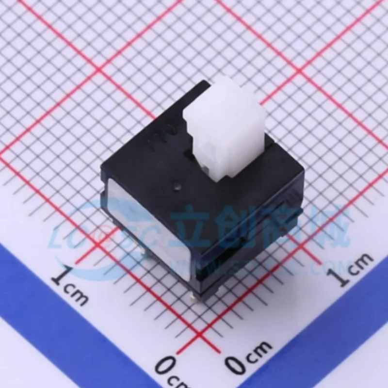 10Pcs/Lot 100% New SPPH120400 Direct Plug Self-locking 10*10 1.5mm Stroke Vertical Double row 6-pin Push Switch Original