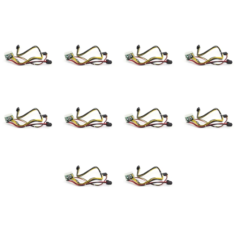 

Smart-10X PCI-E 6-контактный вход постоянного тока 12 В 300 Вт DC-ATX-300 Вт 24-контактный переключатель PICO ATX, модуль питания