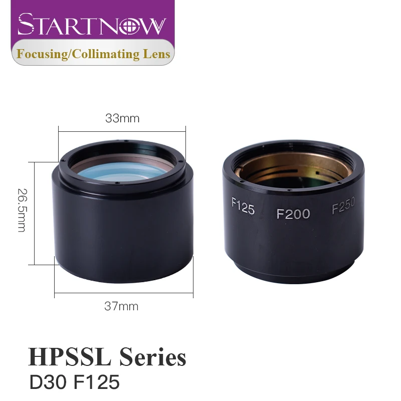 Startnow Dia.30 37mm Laser Focus Collimating Lens With Lens Holder For 0-4kw Precitec ProCutter Light Cutter Laser Cutting Head