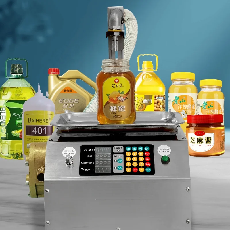 High Accurate Honey Weighing Filling Machine Stick Liquid Cream Filling Machine