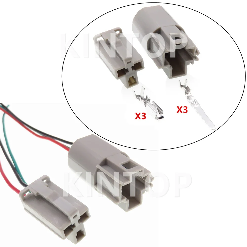 1 Set 3 Pins 12176836 AC Assembly Cigarette Lighter Wiring Harness Connector With Wires Car Male Plug Female Socket Auto Parts