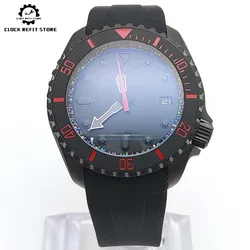 Men's Fashion Casual Watch 41mm Black Brushed Case Sterile Dial Japan NH35 Movement Men's Automatic Mechanical Watch