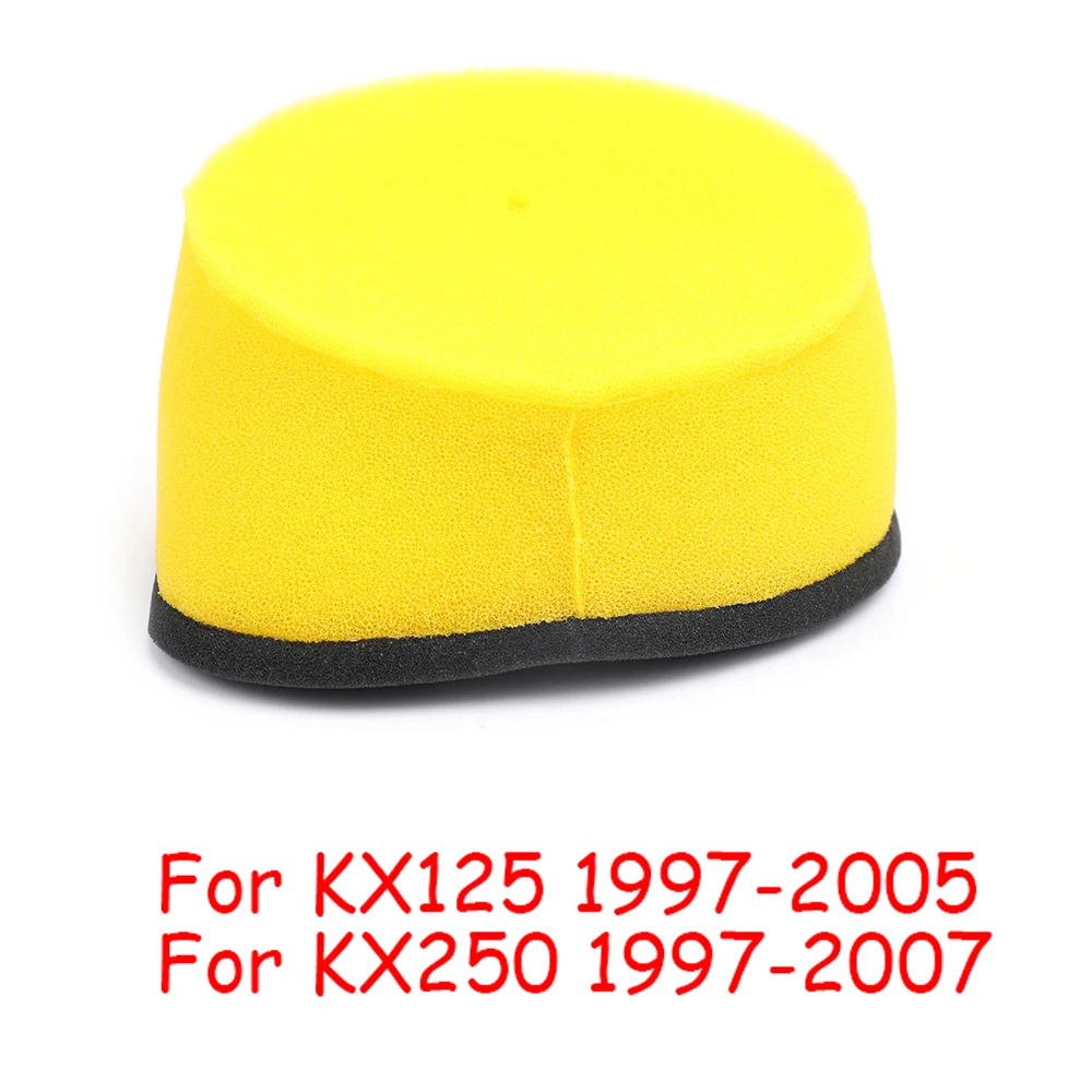 

For Kawasaki KX125 1997-2005 KX250 1997-2007 KX 125 250 Motorcycle High Flow Air Filter Cleaner Sponge Air Intake Filter Foam