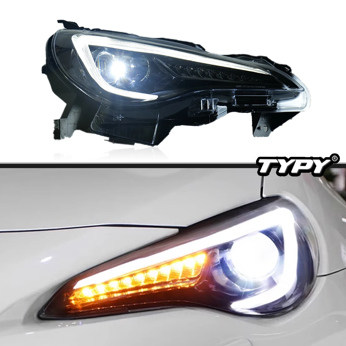

TYPY Car Headlights For Toyota GT86 2012-2021 BRZ LED Car Lamps Daytime Running Lights Dynamic Turn Signals Car Accessories