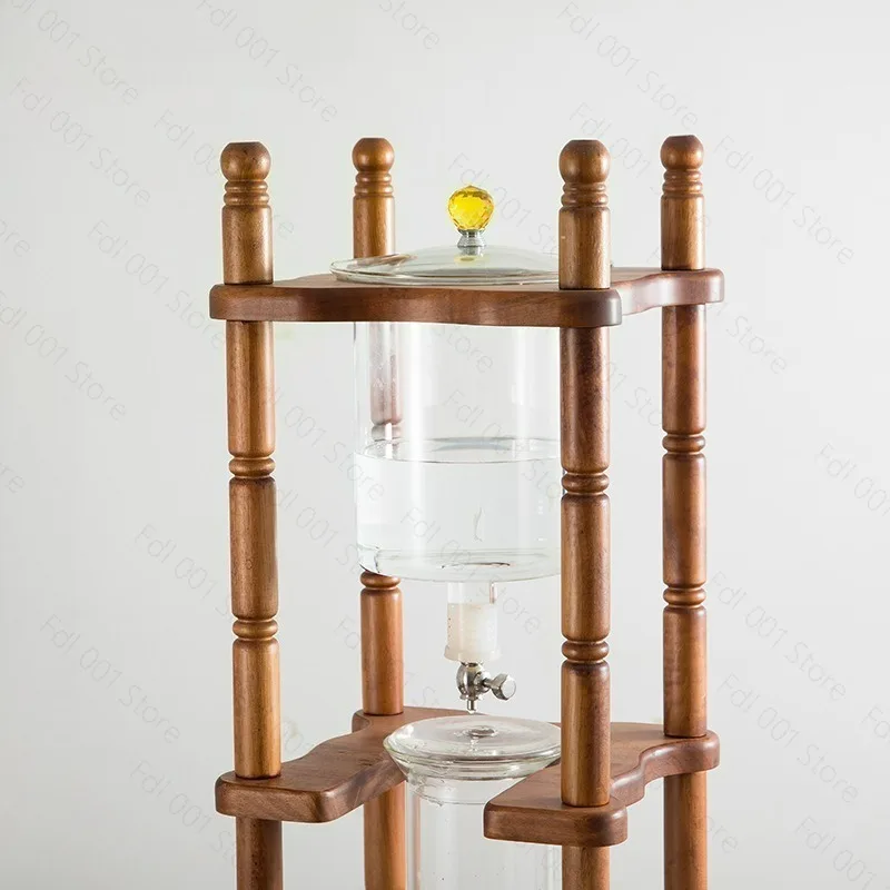 25cups Ice Drip Japanese Style Syphon Coffee Maker Cold Brew Drip Pots Coffee Maker 3000ml Heat Resistant Glass For Barista