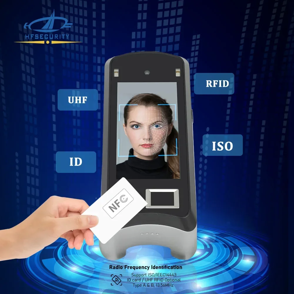 yyhc HFSecurity X05 ID RFID UHF Card all of 1443-A can be read Face Recognition Biometric Access Control Products