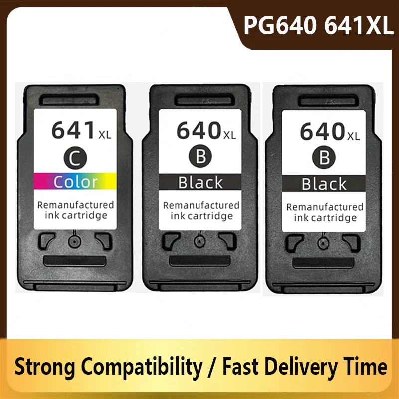 

PG640 PG-640 PG 640 XL CL641 CL-641 CL 641 XL Remanufactured Inkjet Ink Cartridge for Canon PIXMA MG2260 3260 3560 4260 Printer
