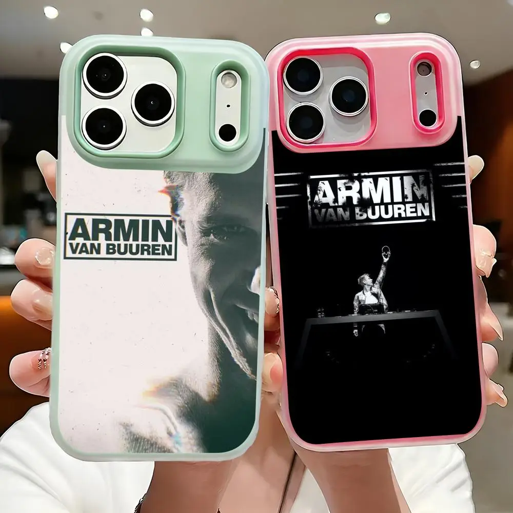 Armin van Buuren DJ Mobile Cell Phone Case 2-in-1 Detachable Clear with Card Holder for iPhone 12-17 Soft Multi-Color view 3