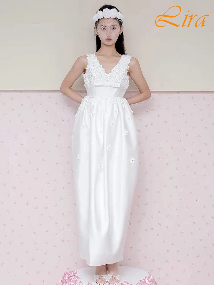 

Прямое элегантное вечернее платье с v-образным вырезом по индивидуальному заказу, классические нежные платья знаменитостей, вечернее платье высокого качества