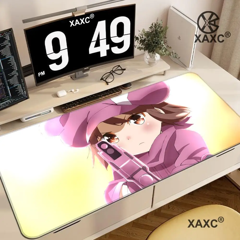 

G-Gun Gale Online Mouse Pad large keyboard mouse desk pad non-slip rubber gaming mouse pad laptop mouse carpet XAXC Desk Mat