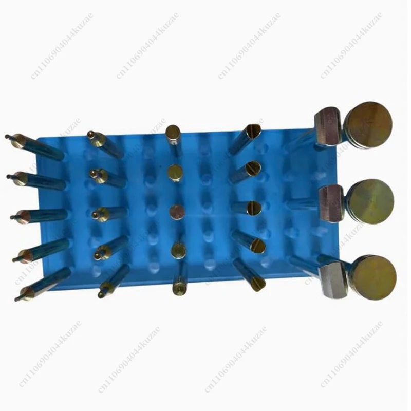 26-Piece High Precision Gemstone Measuring Rod Set, 6mm×65mm Facet Grinding Tool for Gem Polishing