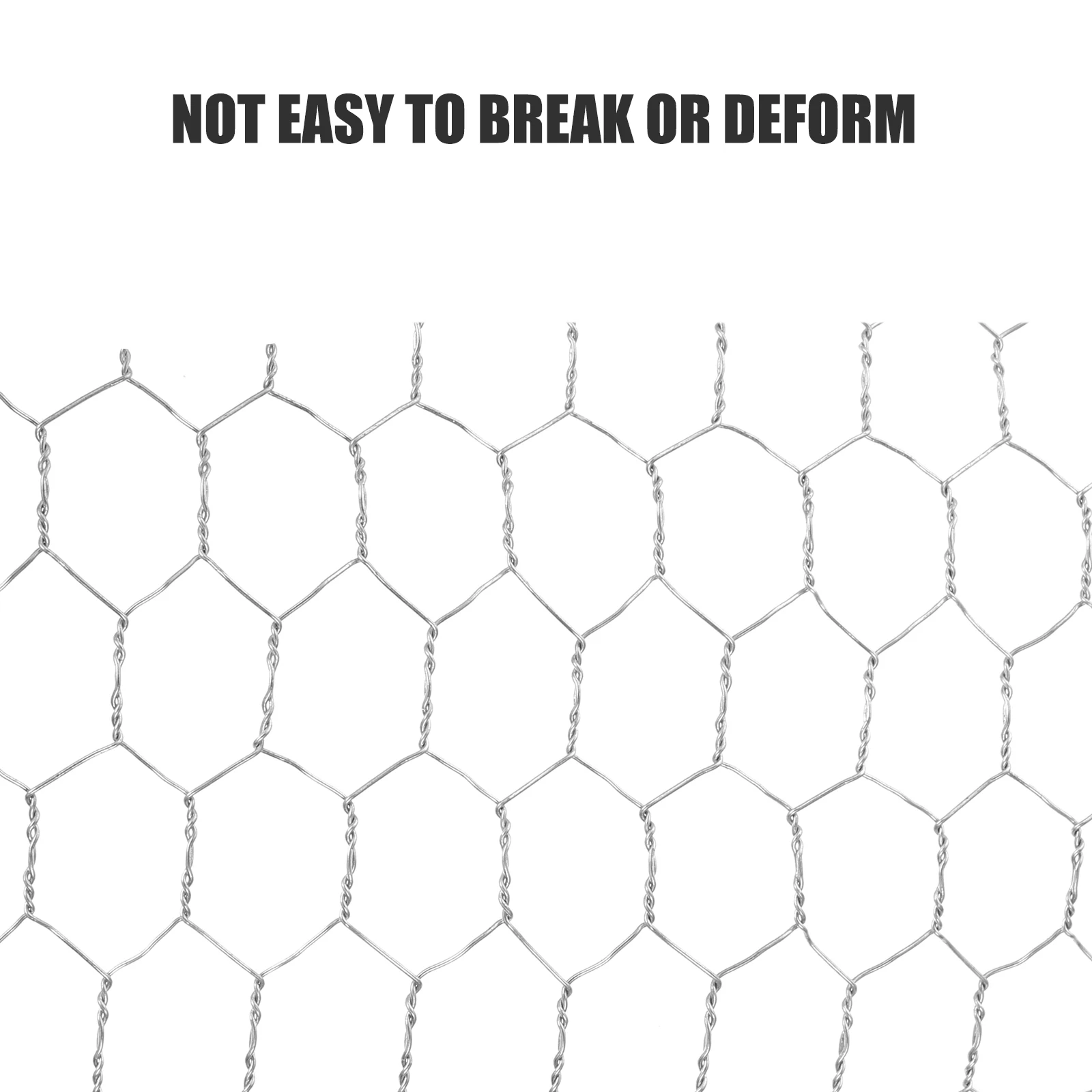 

0.35x1M Mesh Galvanized Wire Netting DIY Craft Poultry Fence Garden Plant Cage Crafting Wire Mesh Support