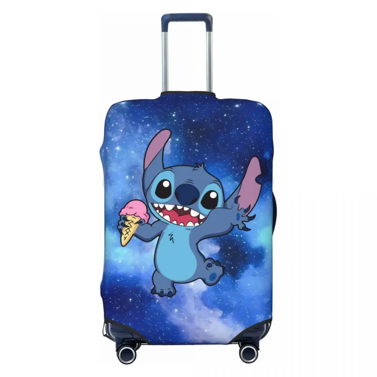 Juste de bagage Stitch personnalisée, housses de protection de valise mignonnes imbibées pour 18-32 po