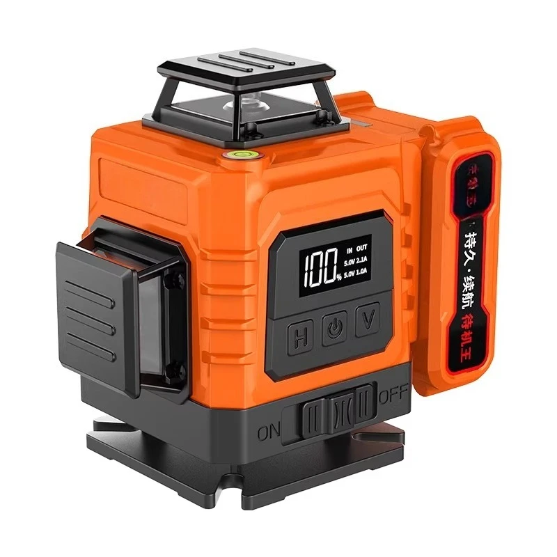 infrared level meter High-precision strong light fine line laser wall-mounted outdoor green light automatic leveling meter