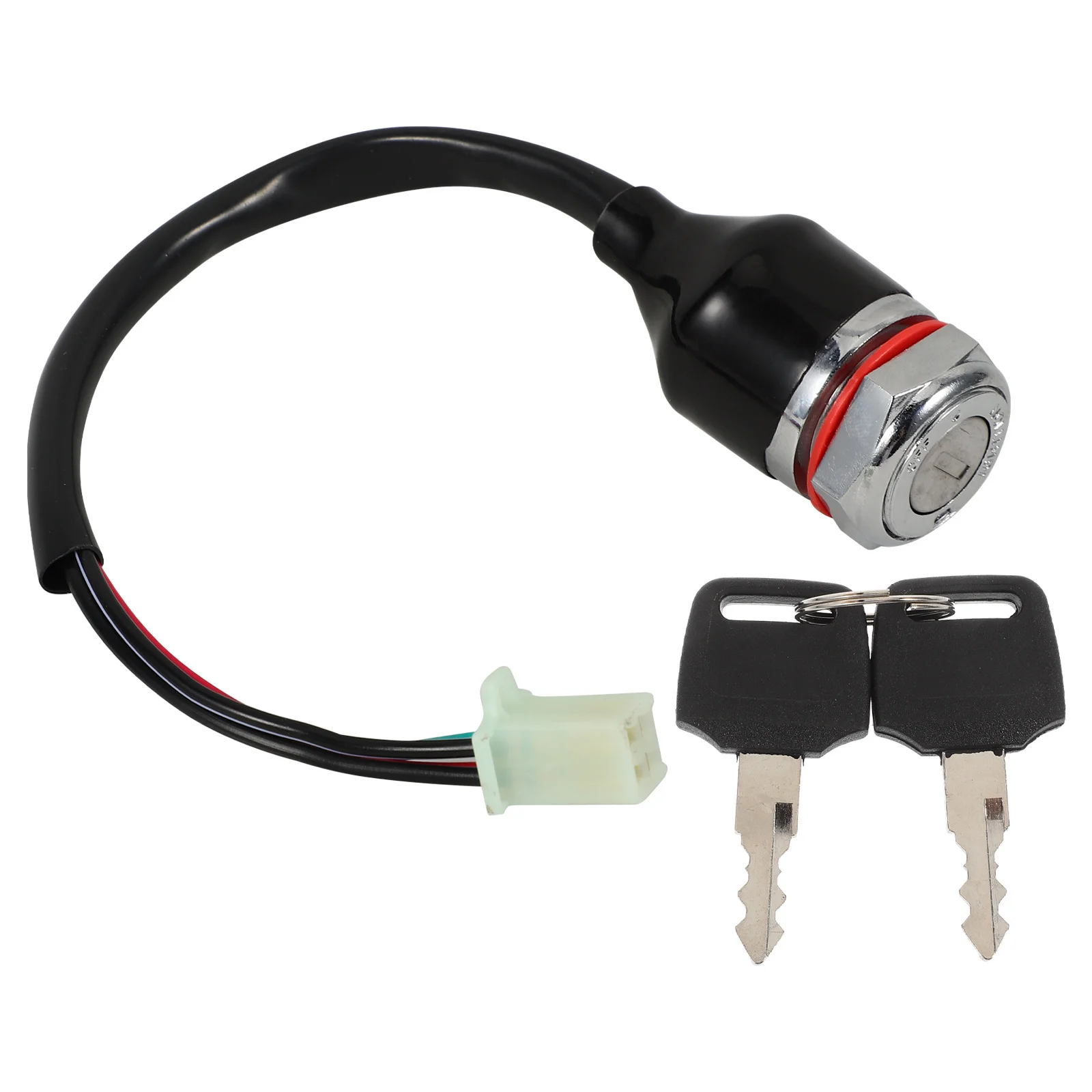 

4 Wire Ignition Switch For Atv Off- Starter Keyed Replacement Universal Motorcycle Scooter Tractor Switch Parts