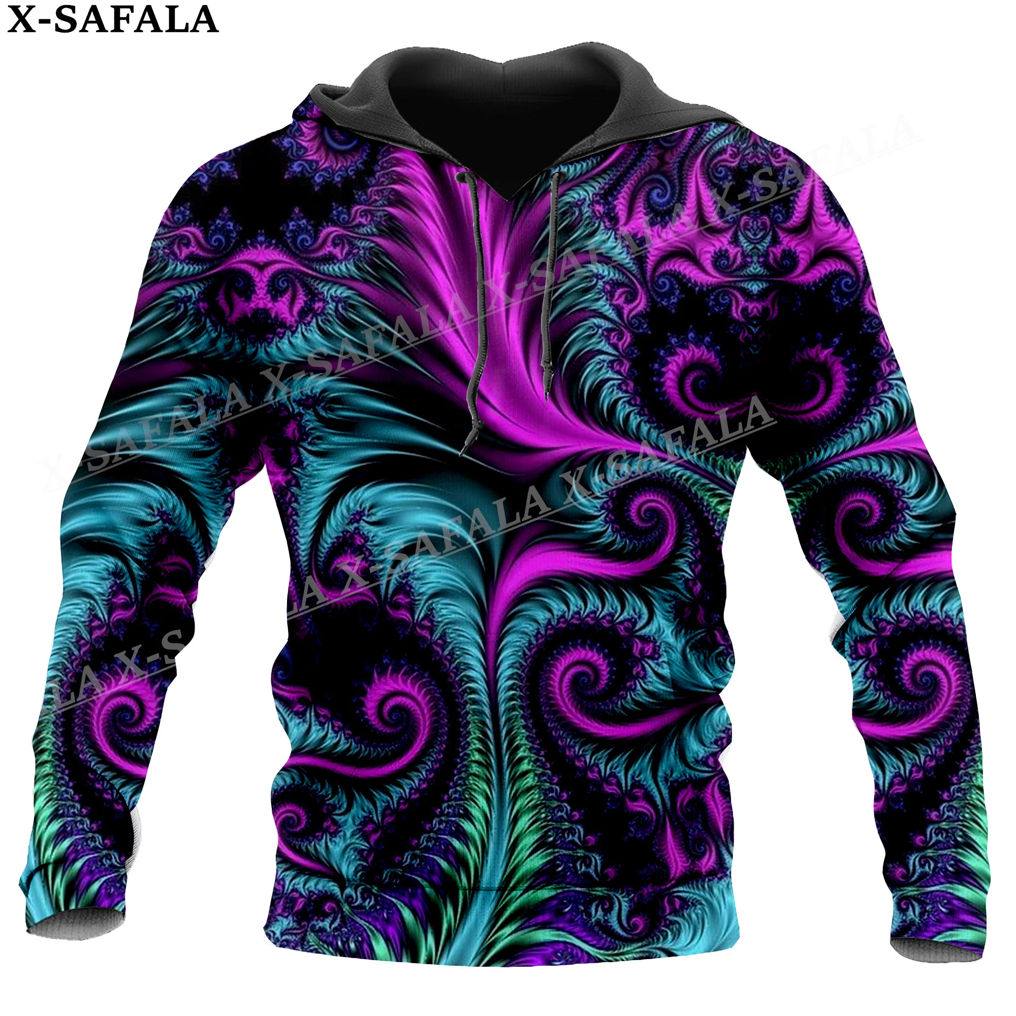 

Hippie Psychedelic Colorful Trippy 3D Print Hoodie Man Women Pullover Sweatshirt Hooded Jersey Coat Tracksuits-11