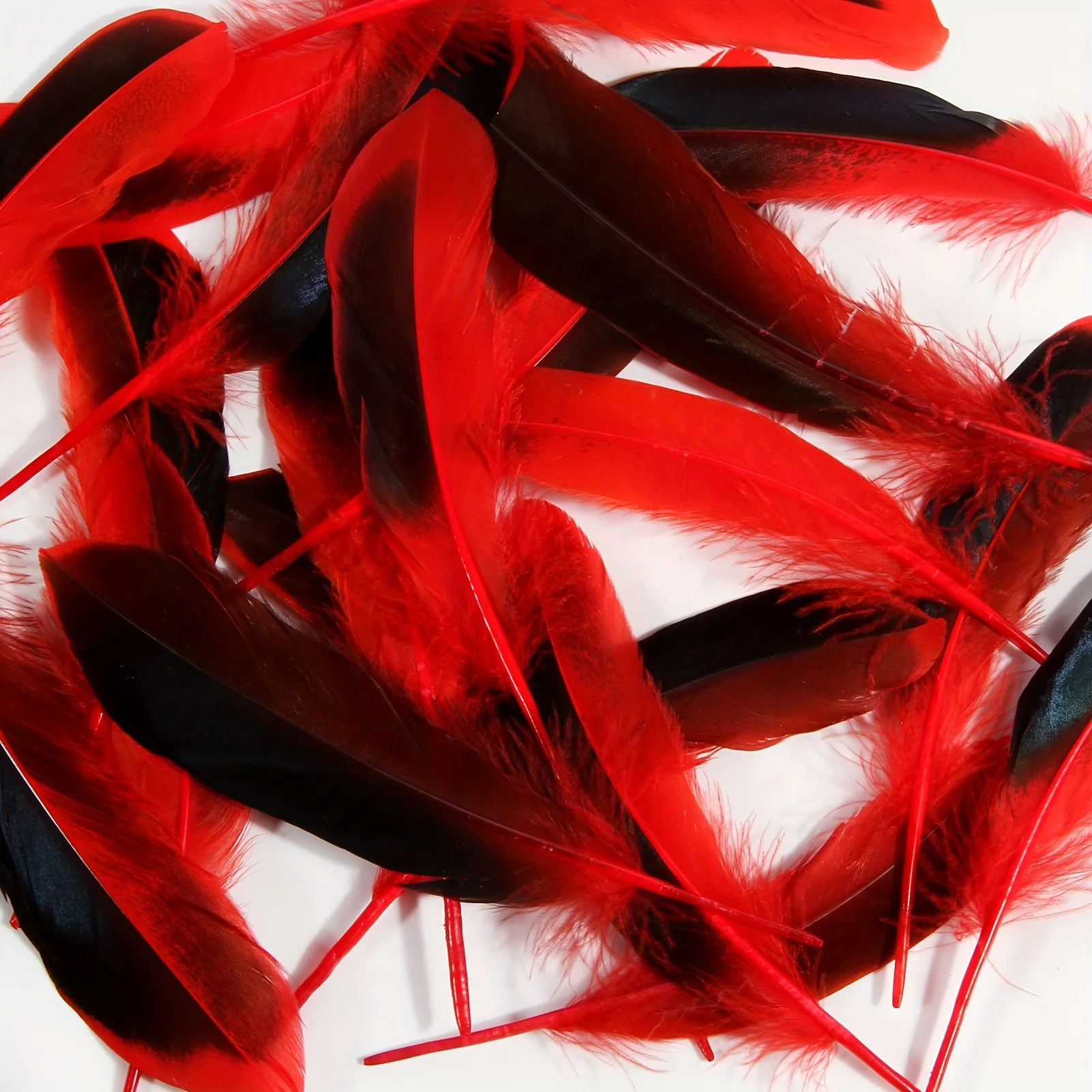 Wholesale Red Duck Feathers for Crafts 10-15CM 4-6