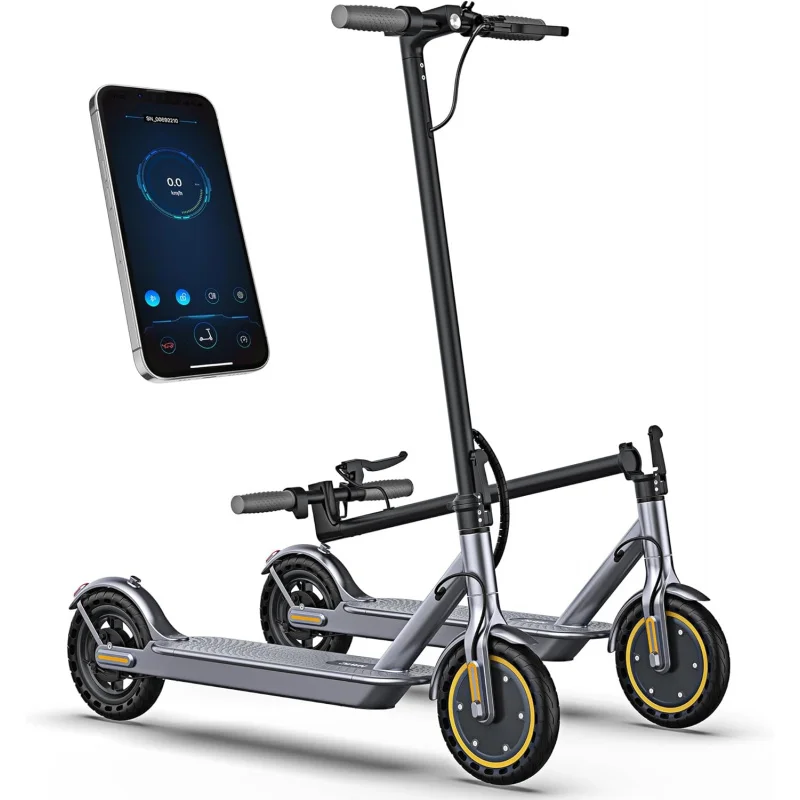 AQNAVIC ,Up to 19 Mph,18-23 Miles Range Foldable E- for ,Electric Scooter Adults with App Control,D