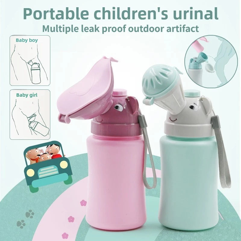 Hot Selling Children's Portable Car Urinal Night Pot Portable Toilet Baby Toilet Male and Female Leak Proof Design