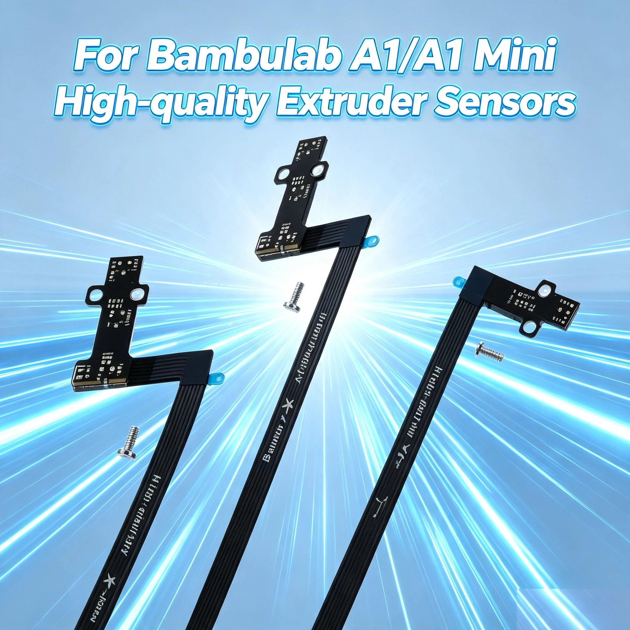For Bamboo Lab A1/ A1 Mini Feed Hall Board Filament Sensor Replacement with Ribbon FPC Cable 3D Printers Parts﻿