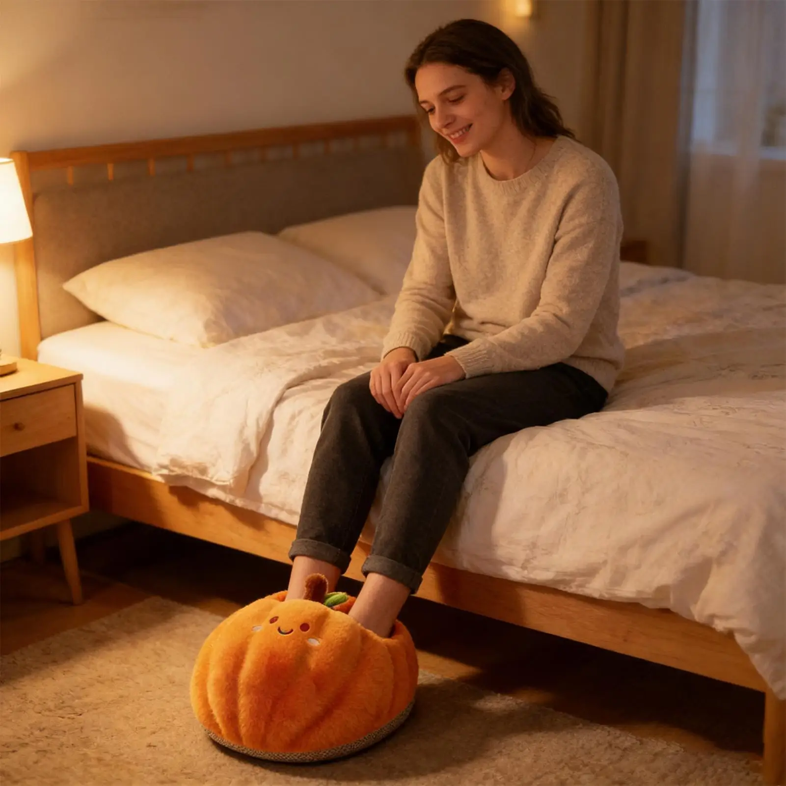 Foot Warmer Cold Weather Feet Warming Supplies Cold Weather Foot Warmer For Women Men Home Office Students Dormitory Gamers