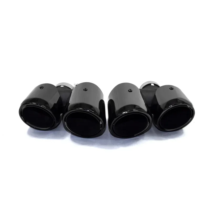 S Type Uitlaat 2014-2018 Zilver Zwart Macan Uitlaat Tip voor Porsche Benzine Auto Originele Uitlaatpijp Veranderd Vier tip