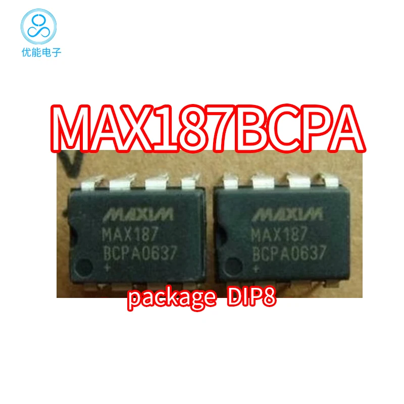 

Imported chip MAX187BCPA MAX187 package DIP8 analog-to-digital converter chip MAX187BCP