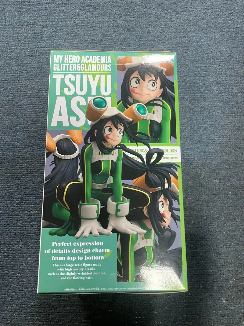 BANPRESTO GLITTER & GLAMOURS 14 cm Tsuyu Asui Anime Figure Action Figurine Collection Modello Giocattoli Regali di festa