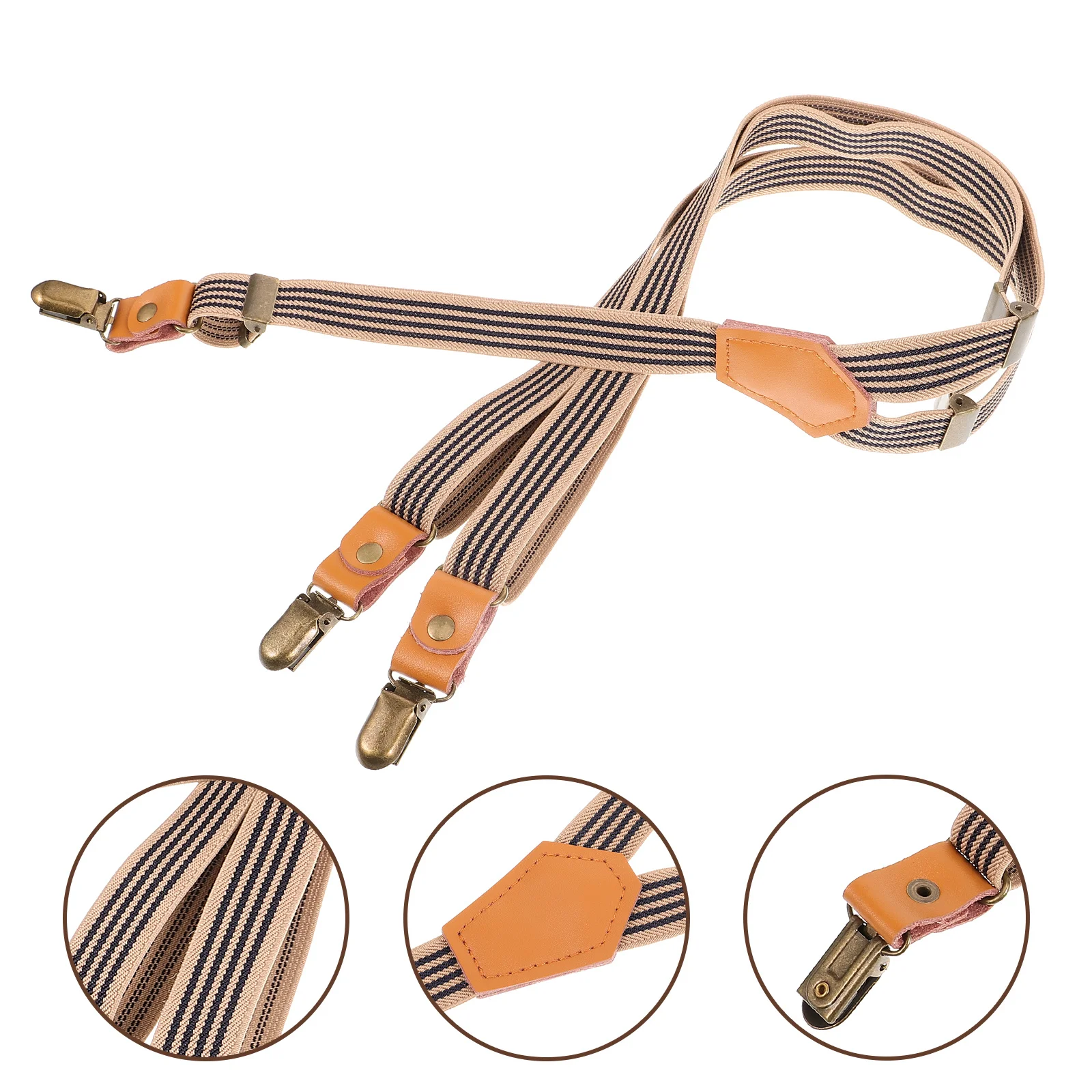 

Adjustable Men Suspender Stylish Y-Shaped Suit Suspender Pants Clip Comfortable Elastic Strap Heavy Duty Suspenders For Men