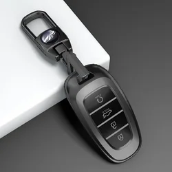 TPU Car Remote Key Case Cover Shell Fob per Hyundai Tucson Solaris Sonata Hybrid NEXO NX4 Santafe DN8 3 4 pulsanti accessori per borse