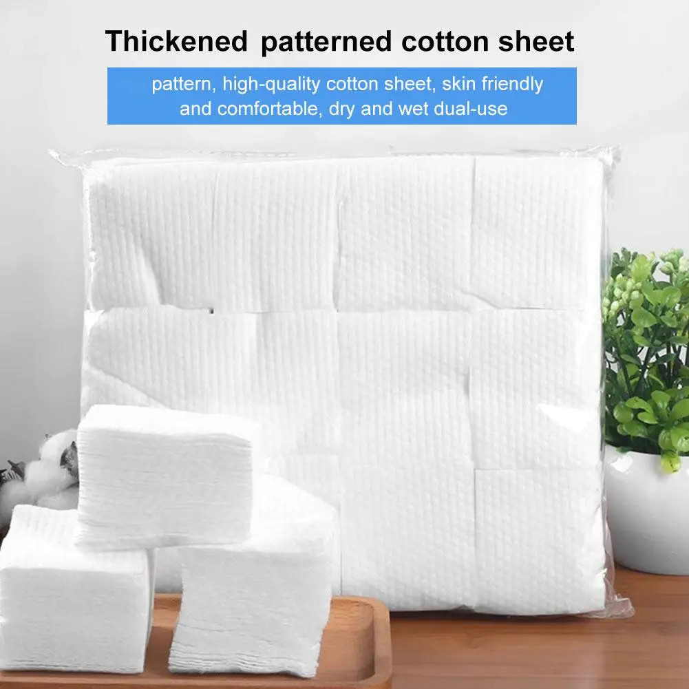 600 stuks wegwerp make-up katoenen doekjes zachte remover pads gezichtsreinigingspapier veeg cosmetische pads