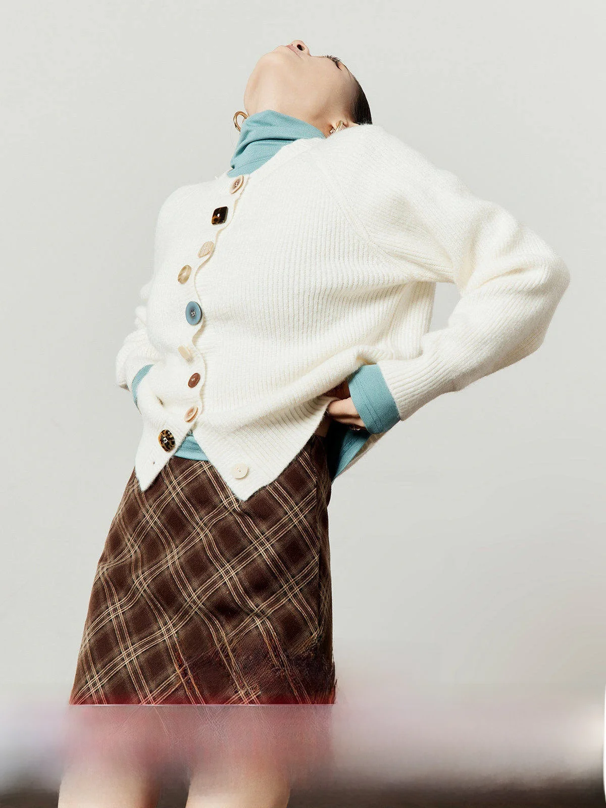 

Loose Knitted Cardigan Women's Autumn 2025 Sle Button Vintage Wide Ne Sweater Breathable Casual Long Sve round Ne