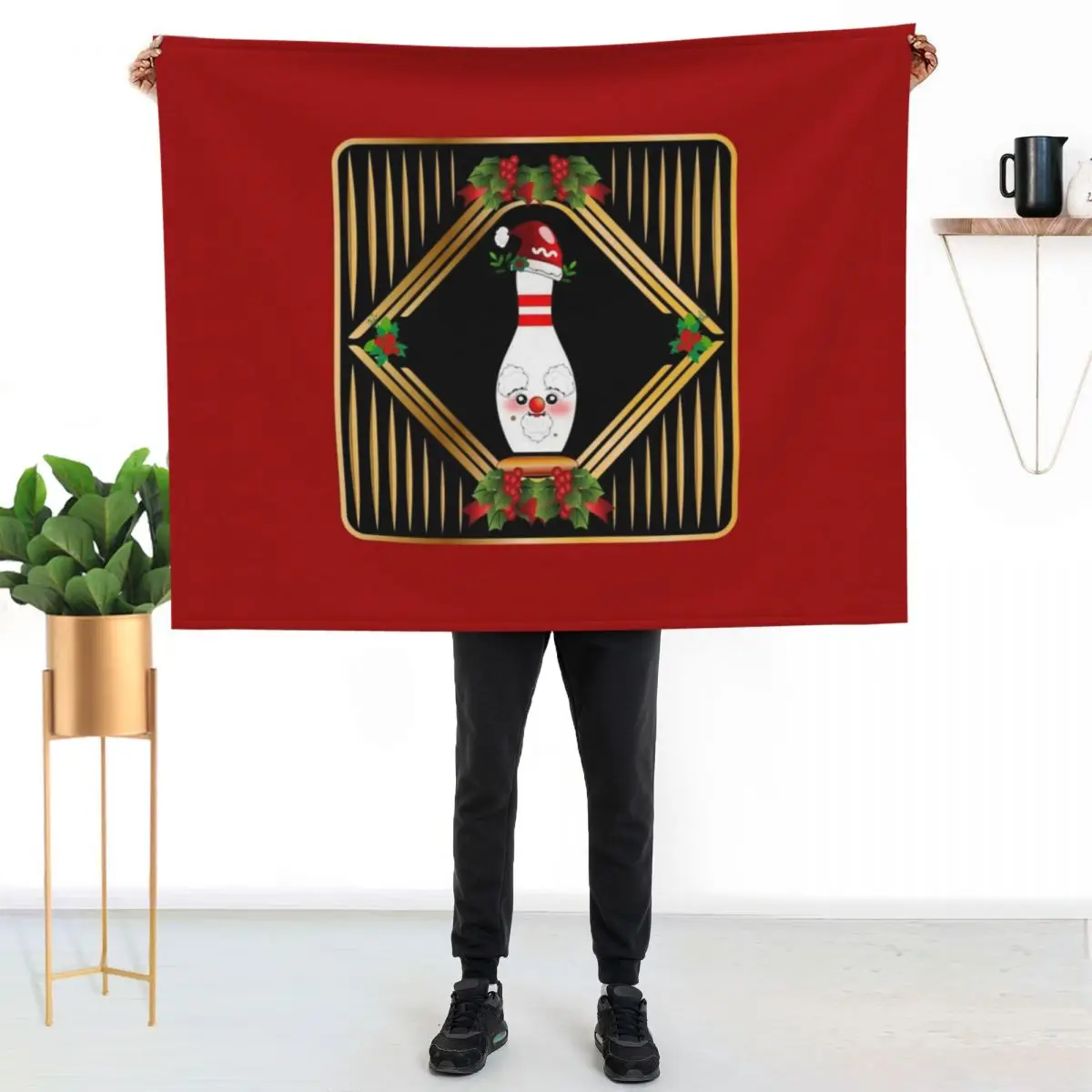 CHRISTMAS SKITTLES BOWLING Throw Blanket For Baby Luxury St Blankets For Bed Warm Winter beds Hair Blankets