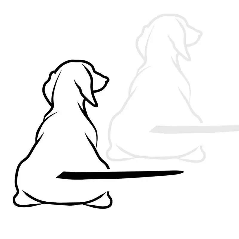 Dog Rear Wiper Decal Moving Tail Car Window Stickers And Decals Reflective Car Stickers And Decals Car Styling Window Wiper