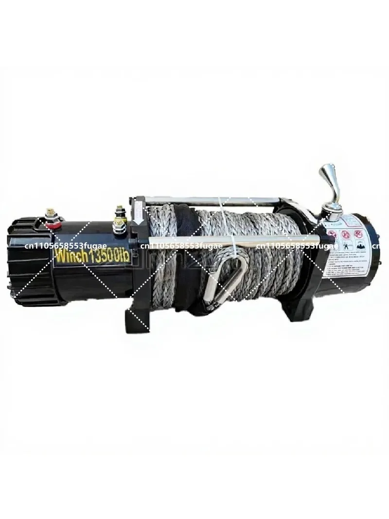 13500 lb 12V 24V Electric Winch with Wireless Remote for Truck SUV Trailer Towing