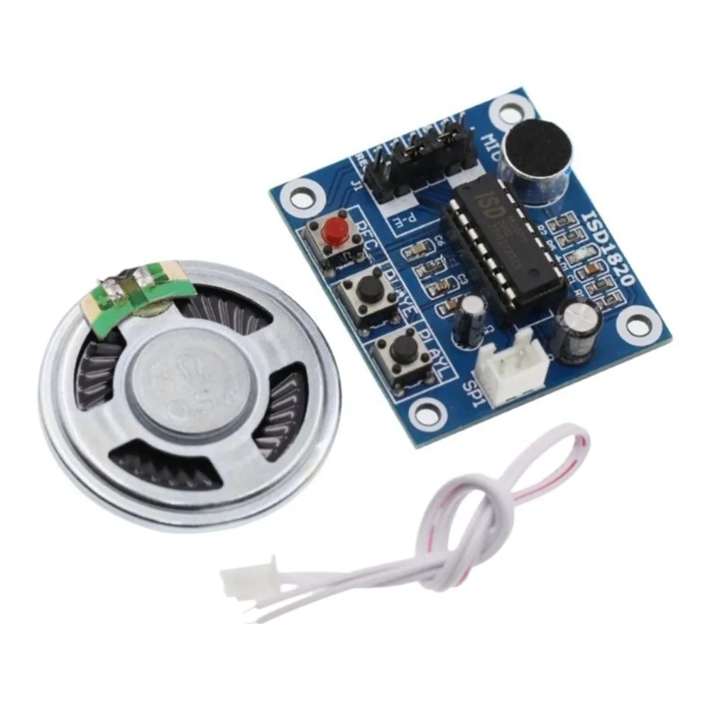 ISD1820 Voice Recorder Module Recording and Playback Sound Board for Arduino DIY Toys Alarm Arduino DIY
