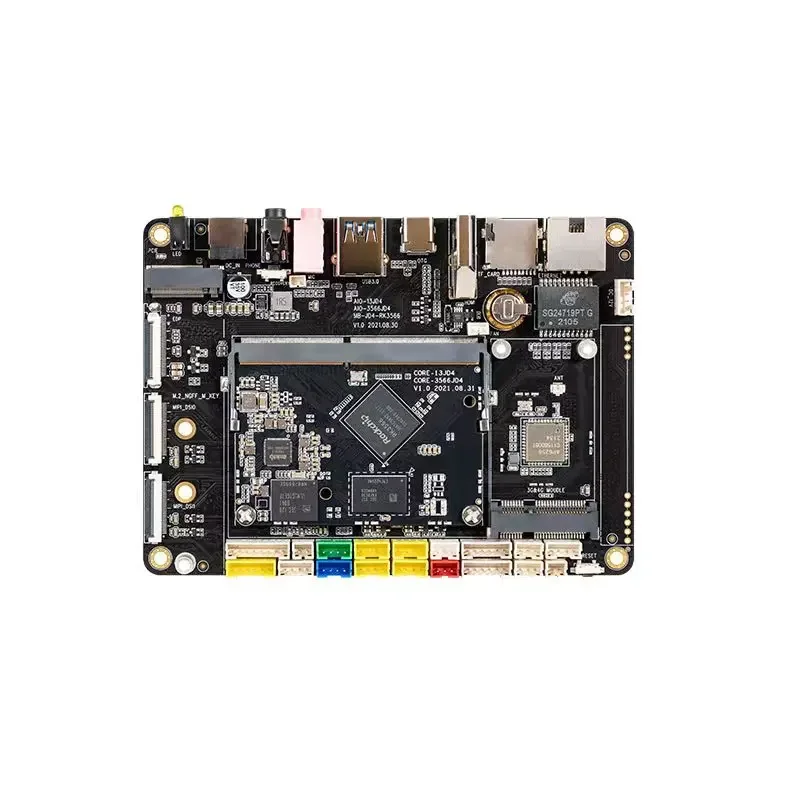 BoaMasMSmartfly AIO-3566JD4 AI Mainboard Quad-Core 64-Bit Cortex-A55 2GB RAM 32GB Storage 5GHz Dual-Band WiFi Android Ubuntu Bui