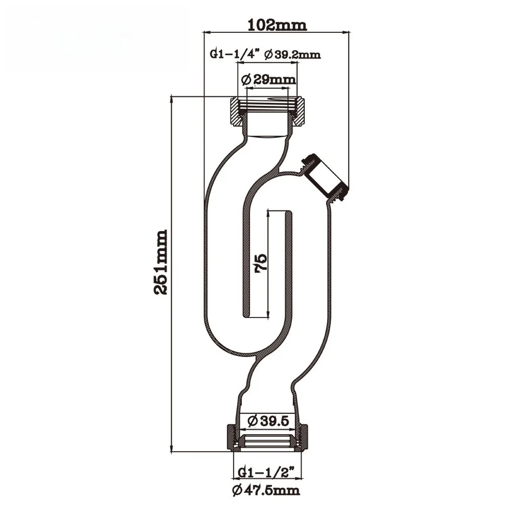 For Indoor Use Anti Smell Drain Pipe As Shown Anti Smell Drain Pipe Solution Home Appliance Compatible With 1-1 4 Drains