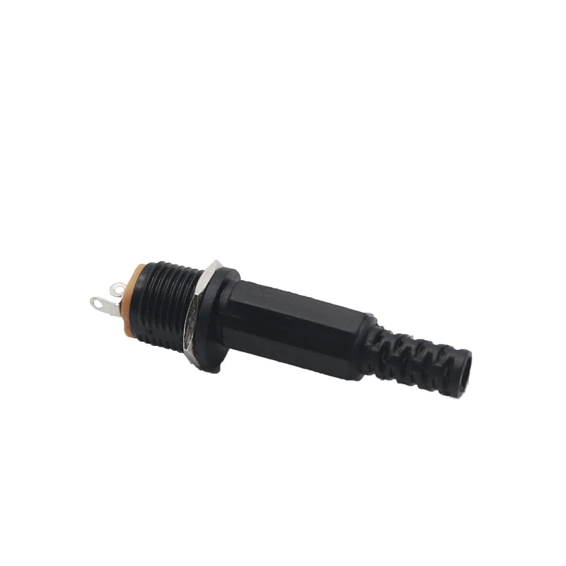 【5Set】DC-022 12V 3A Plastic Male Plugs + Female Socket Panel Mount Jack 5.5*2.1mm DC Power Connector Electrical Supplies 5.5x2.5