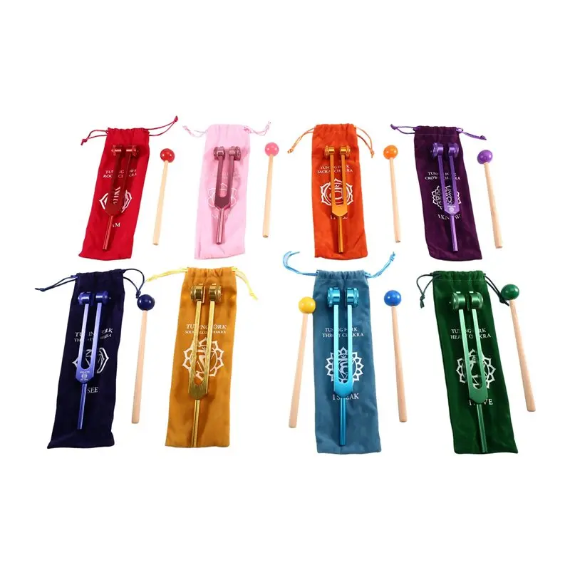 A64T-Tuning Fork Set Tuning Fork For Healing For Sound Therapy, Meditation, Chakra Balancing